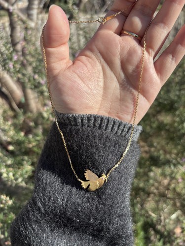 18k yellow gold dove - 18k, of