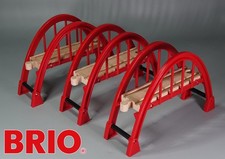 BRIO Bridge Set of Three Bridges for Thomas and Friends etc Wooden Railway Train