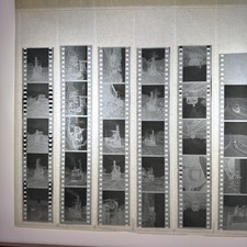 Original B&W Railway Train Negatives Folder Job Lot