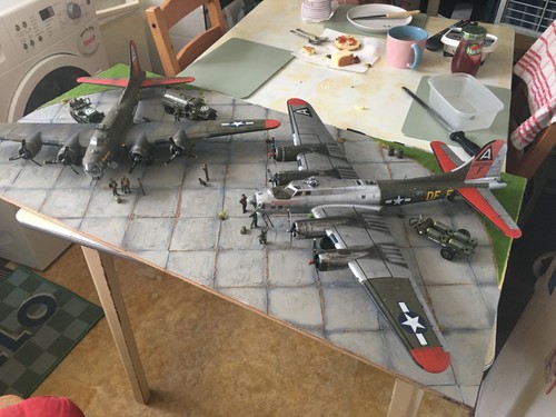Two b17g flying fortress - two,