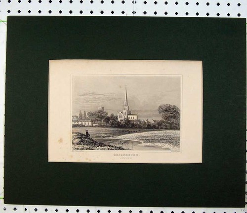 Old antique print - old, engraving