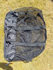 Mesh Net Carrying Bag for Scuba or Snorkling Gear Black