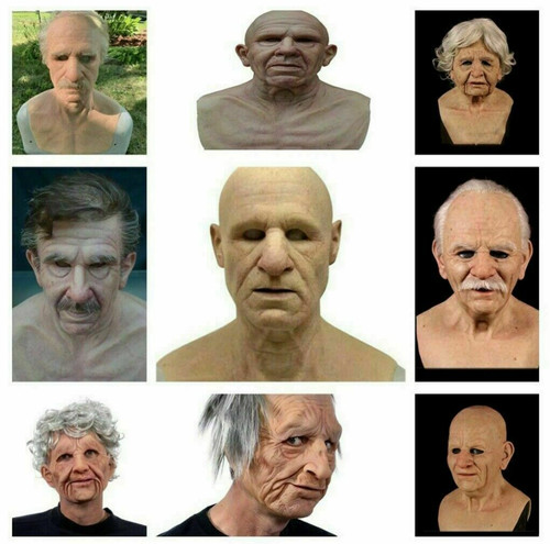 Realistic old man woman - old,