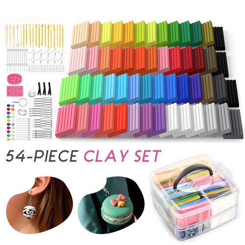 Polymer clay set - clay, 54