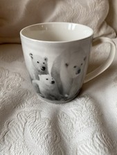Debenhams Fine China Polar Bear Mug Snow Scene