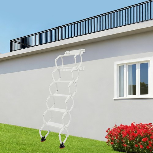 Attic loft pull down ladder - down, 6