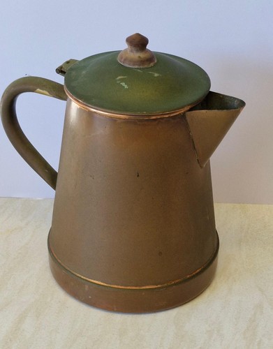 Vintage copper teapot with - teapot, a