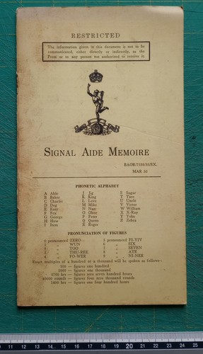 Signal aide memoire war - memoire,
