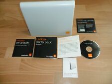 ORANGE LIVEBOX BROADBAND ROUTER + SET UP GUIDE, CD & BOOKLET