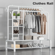 Double Heavy Duty Clothes Rail