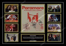 PARAMORE (2023) TOUR SIGNED LIMITED  EDITION MUSIC A4 PHOTO PRINT