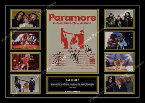 Paramore tour signed - (2023),