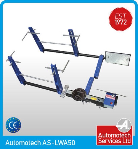 Laser wheel aligner - wheel, gauges