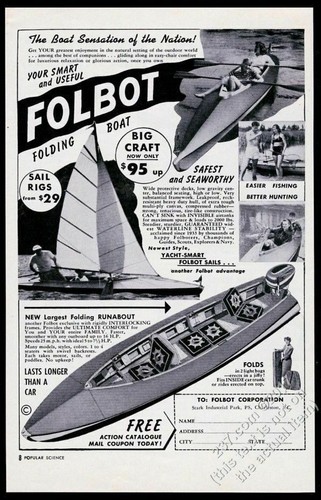 1954 folbot folding boat - 1954, 4