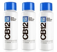 3 x CB12 Mint Mouthwash 250ml