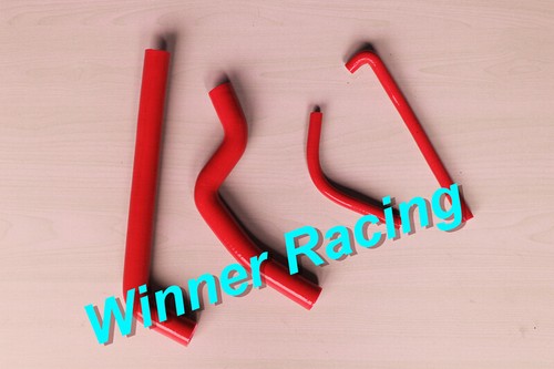Red silicone radiator - radiator, hose