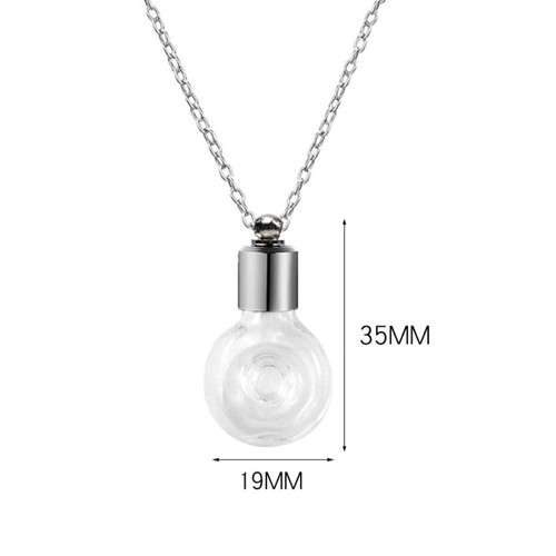With chain wishing bottle - with,