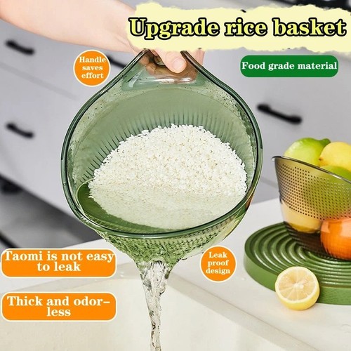 Rice washing bowl - washing, with