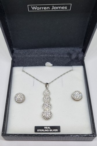 Sterling silver crystal - silver,