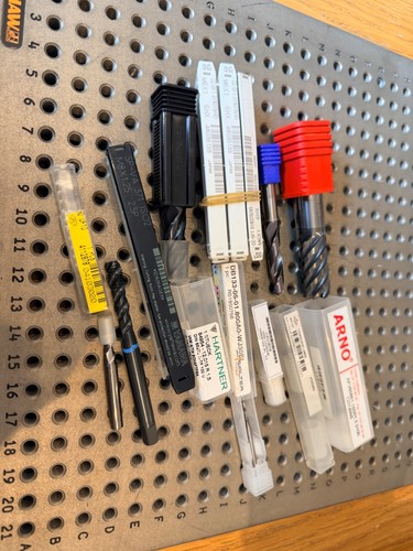 Carbide and mills drill - and,