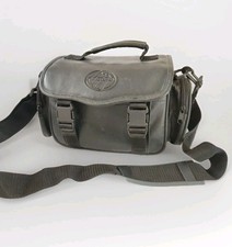 Vintage Vanguard 80s 90s Large Leather Style Camera Case Carry Shoulder Bag