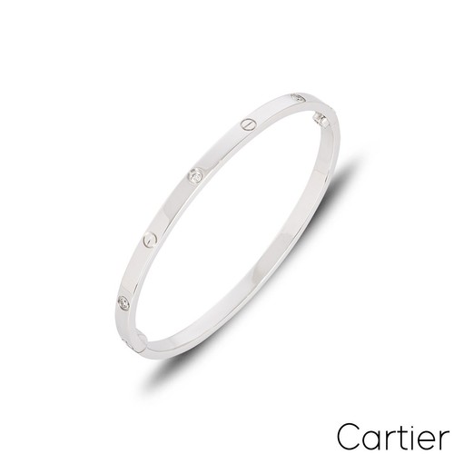 Cartier white gold diamond - white,