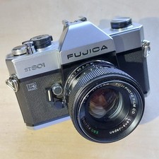 Fujica ST801 SLR Film Camera with EBC Fujinon 55mm F/1.8, M42 mount