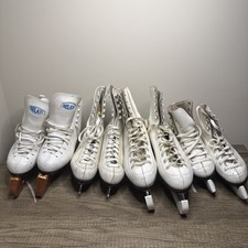 Girls Ice Figure Skates Bundle Size EU 27,33,37 & Uk 2.5 Heavily Used Ice Skates