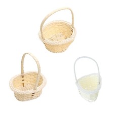 Practical Woven Basket Flower