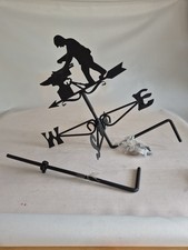 Blacksmith Weather Vane  Wall Mount House Roof Cast Iron Workshop Anvil