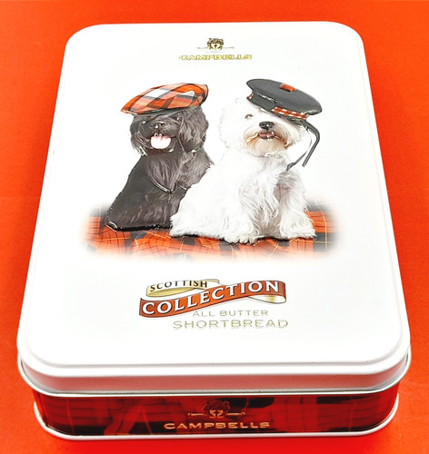 Embossed tin scottie dogs - tin,