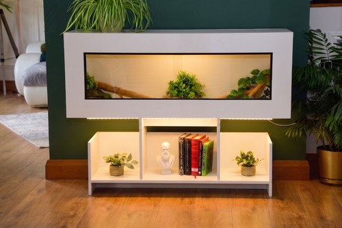 4ft modern white - modern, reptile