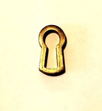 Brass thread escutcheon keyhole insert key antique furniture ironmongery 16mm