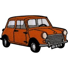 Orange Car Iron Sew On Embroidered Patch Clothes Hat Bag Denim Jean Jacket Badge