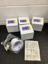 Joblot Of 4 Round Fixed Mains Voltage Downlight Round White 240V, Home, Studio