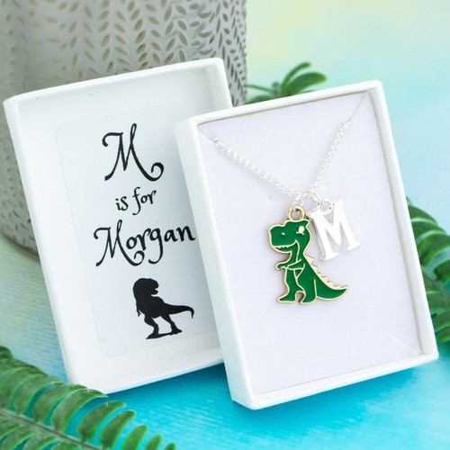 Dinosaur necklace - dinosaur,