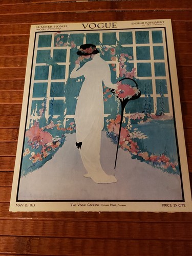 Vintage vogue magazine may - vintage,