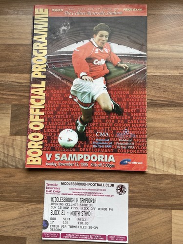 Middlesbrough sampdoria - middlesbrough, v