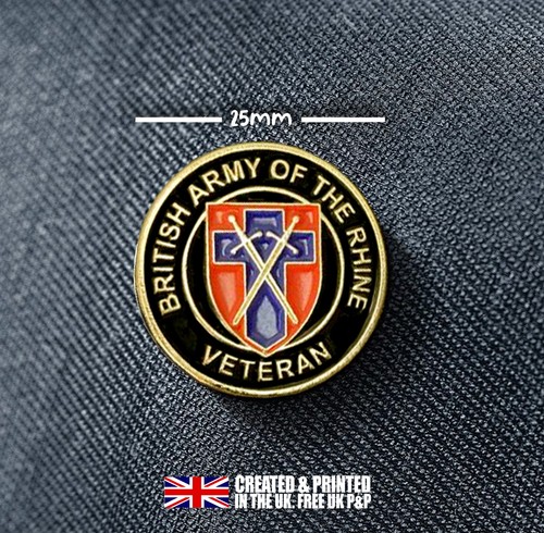 Baor veteran pin badge british - baor,