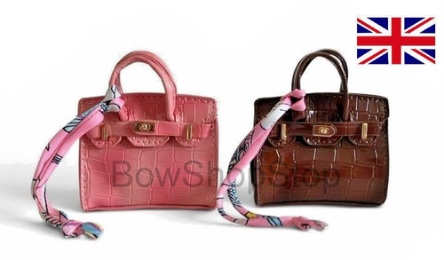 Mini hand bag charm accessory - ,