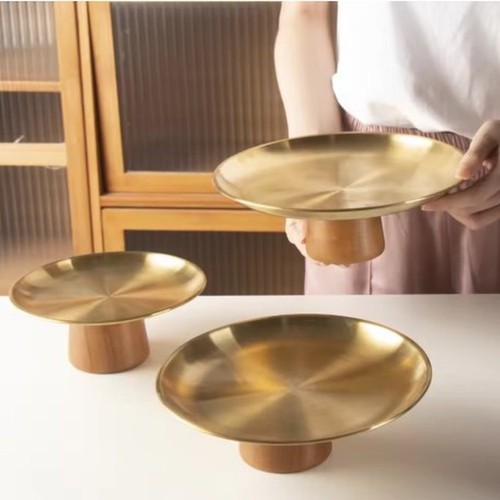 17cm gold stainless - stainless, cake