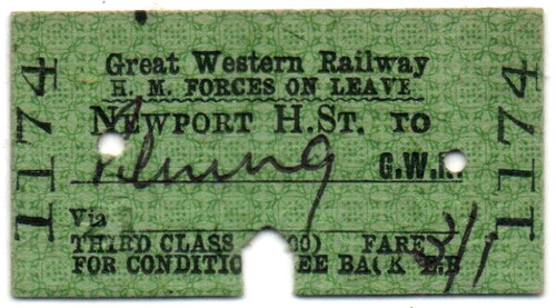 Great western railway - railway, ticket