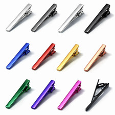 Mens Metal Steel Tie Clip