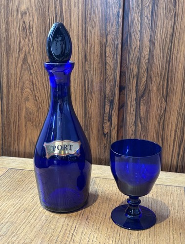 Bristol blue glass - blue,