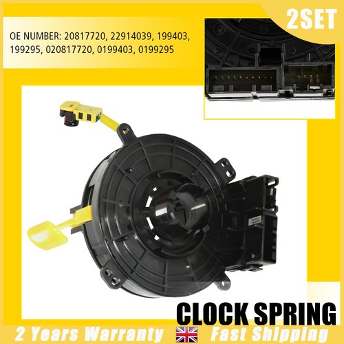 Clock spring spiral - clock, cable