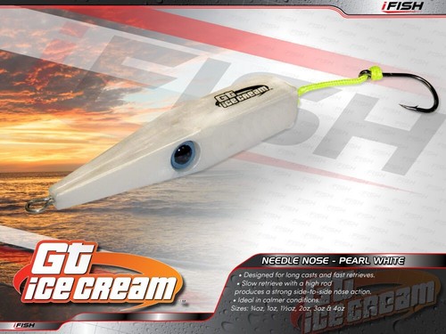 Ice cream topwater fishing - gt,