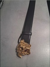 Versace Medusa Buckle Leather