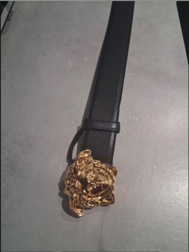 Versace medusa buckle - versace, leather