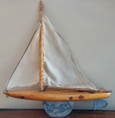 Vintage handmade wooden pond - handmade,