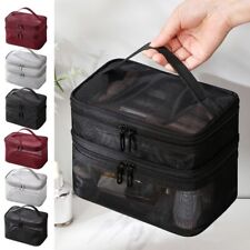 Double Layer Mesh Cosmetic Bag